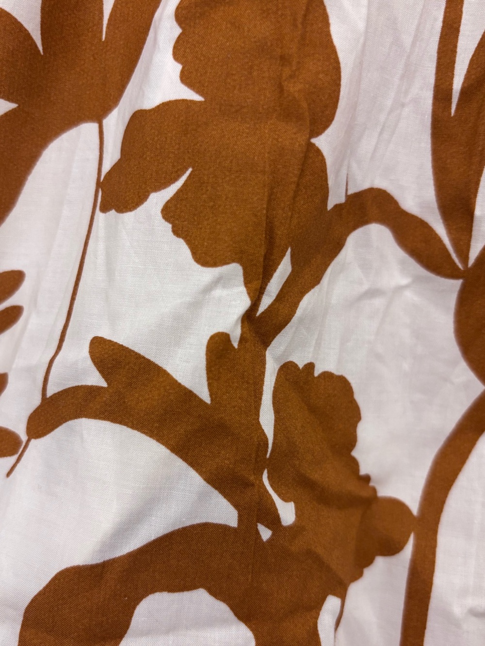 Petal and Pup White and Dark Orange/Brown Floral Sundress - Picture 3 of 6